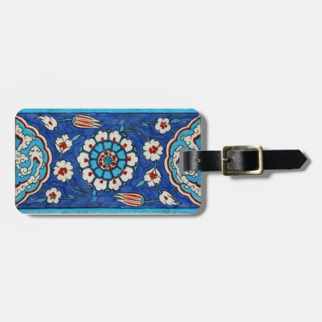 iznik Fliese Gepäckanhänger (Vorderseite horizontal)