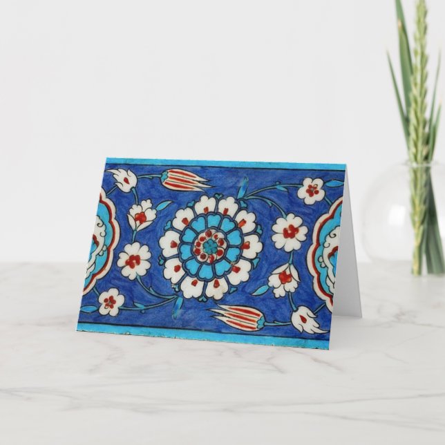 Iznik-Fliese Karte (Vorderseite)
