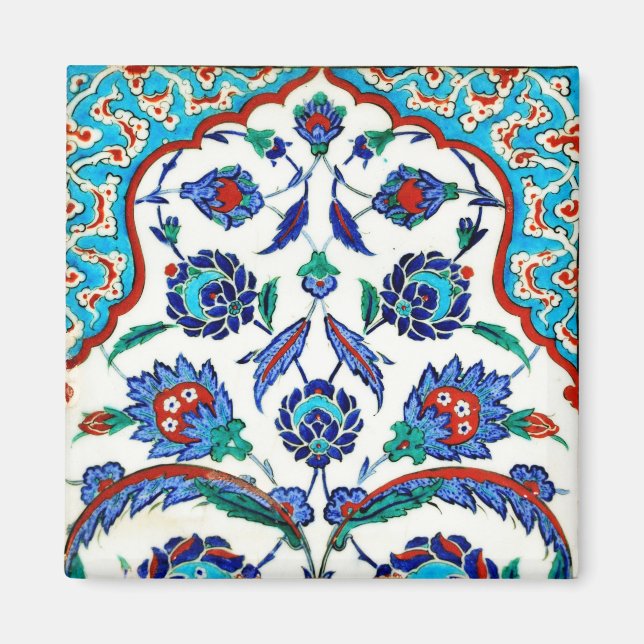 Iznik-Fliese Magnet (Vorne)
