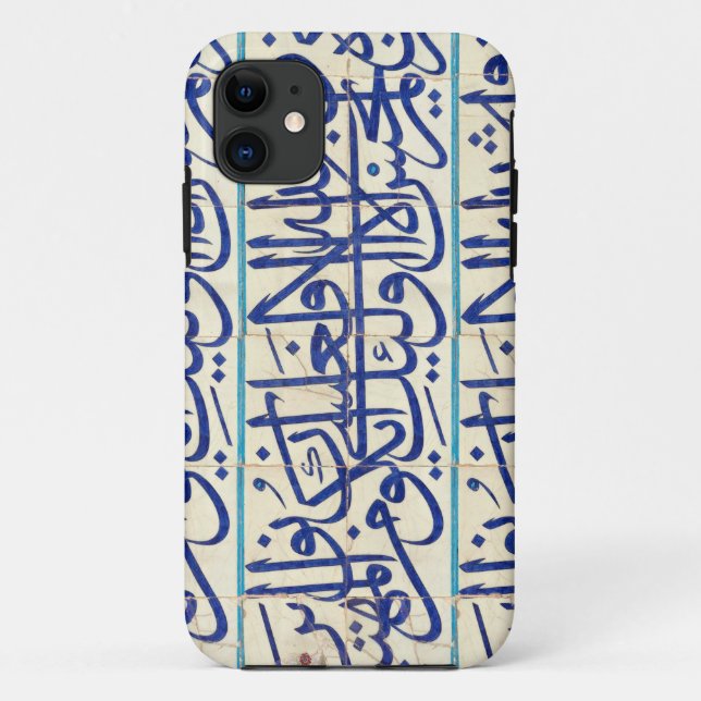 Iznik Fliesen mit islamischer Kalligraphie Case-Mate iPhone Hülle (Rückseite)