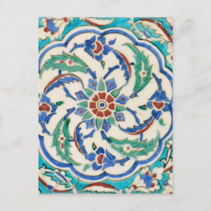 iznik Keramiken Postkarte