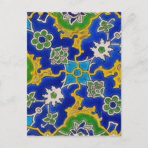 iznik Keramiken Postkarte