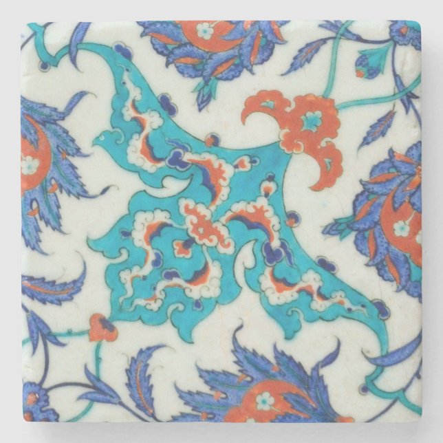 iznik Keramiken SteinUntersetzer (Vorderseite)