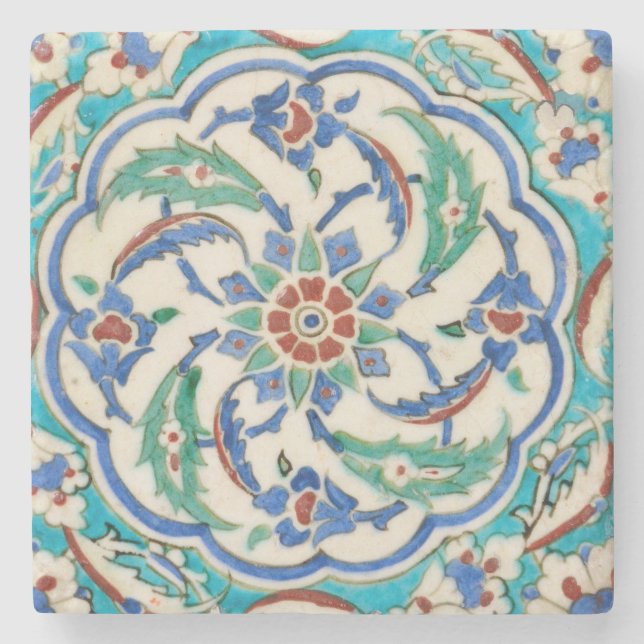 iznik Keramiken SteinUntersetzer (Vorderseite)