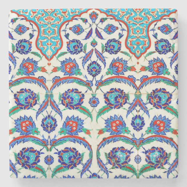 iznik Keramiken SteinUntersetzer (Vorderseite)