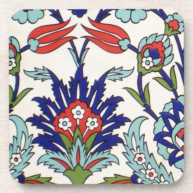 Iznik tiles Cork Untersetzer (Vorderseite)