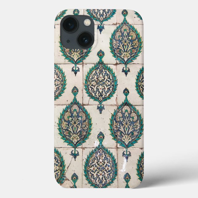 Iznik Tiles Green Case-Mate iPhone Hülle (Rückseite)