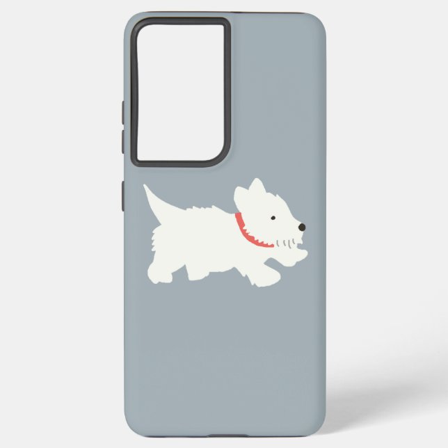 Izzie The Westie Samsung Galaxy Hülle (Rückseite)