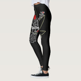 Izzumman Womens Apparel Leggings Black