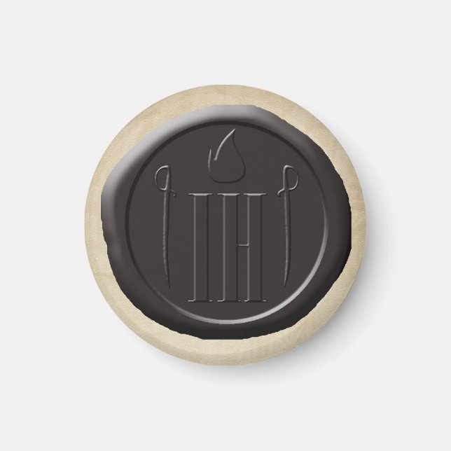 Izzy Hands OFMD Pirate Wax Siegel Magnet (Vorne)