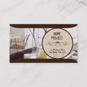 Izzys Zuhause-Projekt-Geschäfts-Karte Visitenkarte