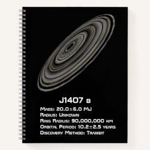 J1407 b (1SWASP J140747.93-394542.6 b) Notizbuch