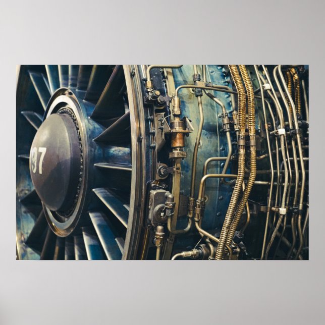 J58 Jet Motor - SR-71 Blackbird, A-12, YF-12 Poster (Vorne)