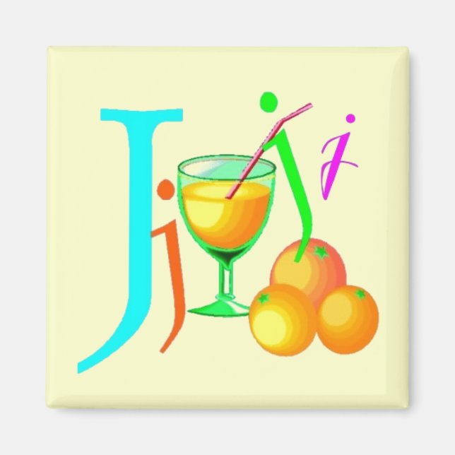 J - Aimant Alphabet (Devant)