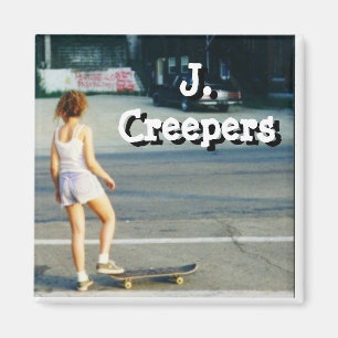 J. Aimant de Skategirl de plantes grimpantes