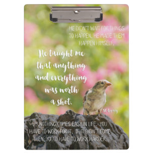 J.C. Legacy Bird Park Klemmbrett