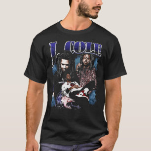 J.Cole T-Shirt für Männer Frauen Rapper Retro Vint