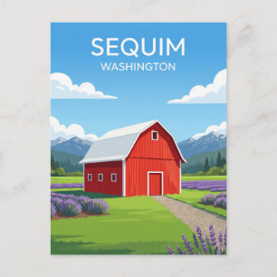 J.E.D.I. Farm Washington Postkarte