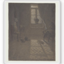 J.F. Millet - Le Chat (Die Katze am Fenster)