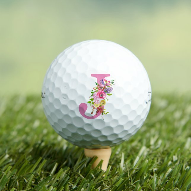 J Floral Golfball (Insitu T-Shirt)