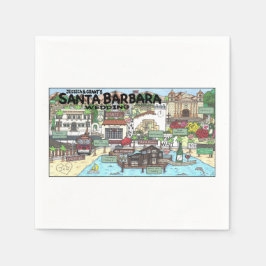J + G Cocktail Napkins Serviette