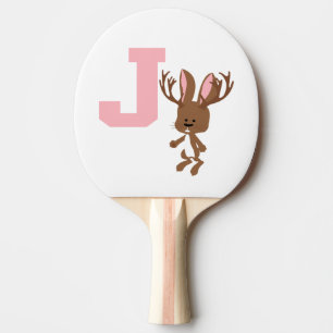 J ist für Jackalope Tischtennis Schläger