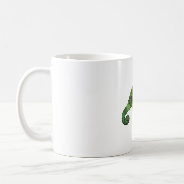 J ist für Jacksons Chameleon Kaffeetasse (Links)