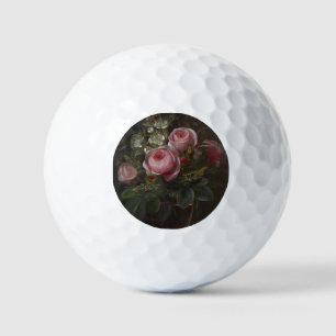J.L. Jensen - Rose und Tree Anemones in einem ... Golfball