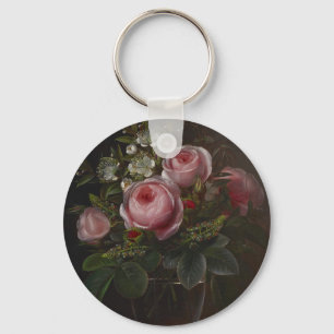 J.L. Jensen - Rose und Tree Anemones in einem ... Schlüsselanhänger