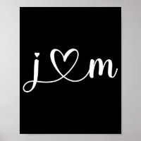 J Liebe M Bride Boyfriend and Girlfriend J Letter