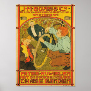 J.M Boas u. Co.-Fahrrad-Plakat Poster