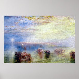 J. M. W. Turner Annäherung an Venedig Poster