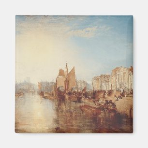 J.M.W. Turner: Hafen von Dieppe Romantic Fine Art Magnet