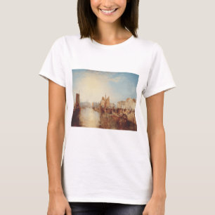 J.M.W. Turner: Hafen von Dieppe Romantic Fine Art T-Shirt