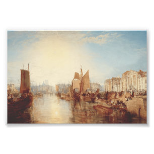 J.M.W. Turner: Hafen von Dieppe Romantische Kunst Fotodruck