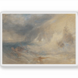 J. M. W. Turner - Leuchtturm für Langschiffe, Land Aufkleber