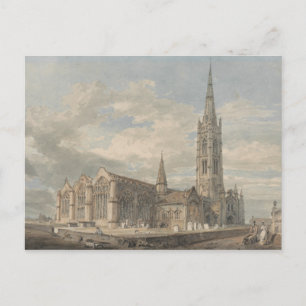 J. M. W. Turner - Nordost-Blick auf Grantham Postkarte