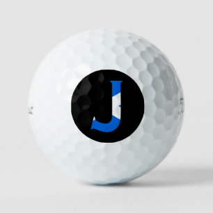J Monogram überlagert sich auf der schottischen Fl Golfball