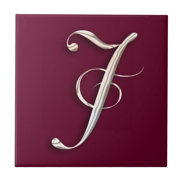 J-Monogramm Fliese (Vorderseite)