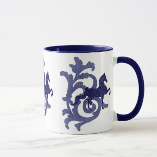 J. Mug bleu