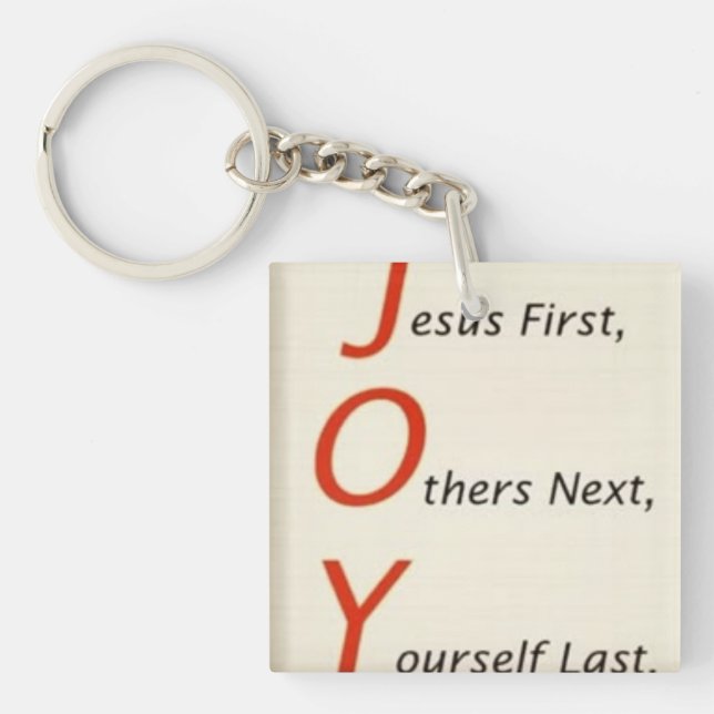 J.O.Y SCHLÜSSELANHÄNGER (Vorderseite)
