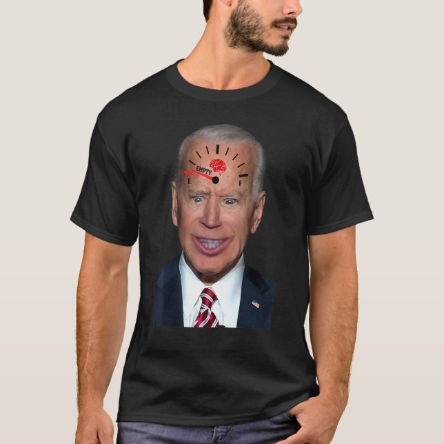 J Oe Bi Den Empty Bi Den Brain Gaspreise Gaspumpe T-Shirt (Vorderseite)