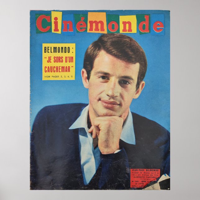 J P Belmond*. Poster (Vorne)