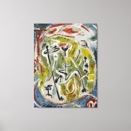 J. P. - DANCERS - 1946 - Abstrakter Expressionismu Leinwanddruck