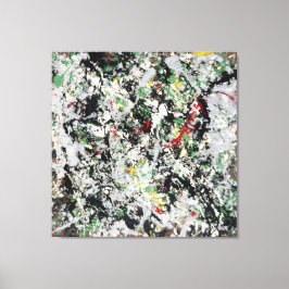 J. P. - Nr. 12 - 1950 - Aktionsgemälde - Leinwanddruck