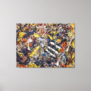 J. P. - Nr. 17A - 1948 - Action painting - Leinwanddruck