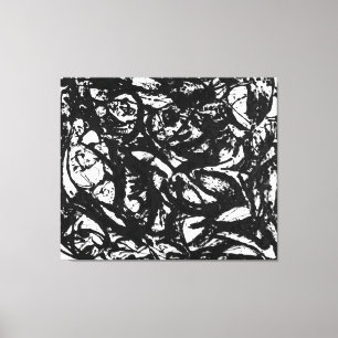 J. P. - NUMBER 15 - 1951 - Black Pourings - Leinwanddruck