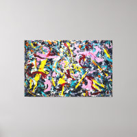 J. P. - UNFORMED FIGURE - 1953 - Action painting -