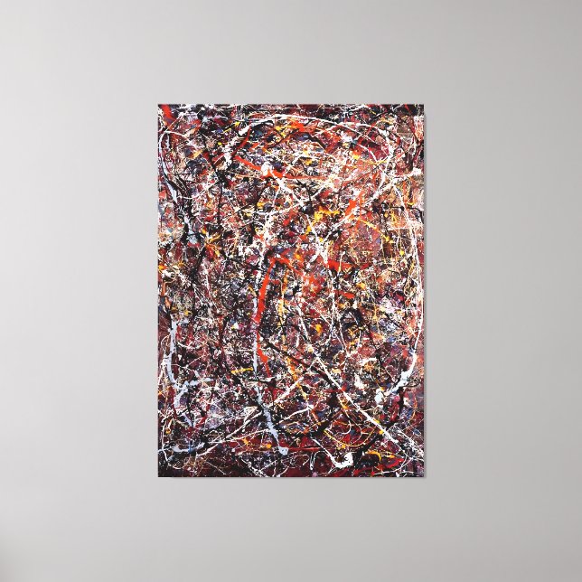 J. P. - UNTITLED - 1948 - Abstrakter Expressionism Leinwanddruck (Vorderseite)