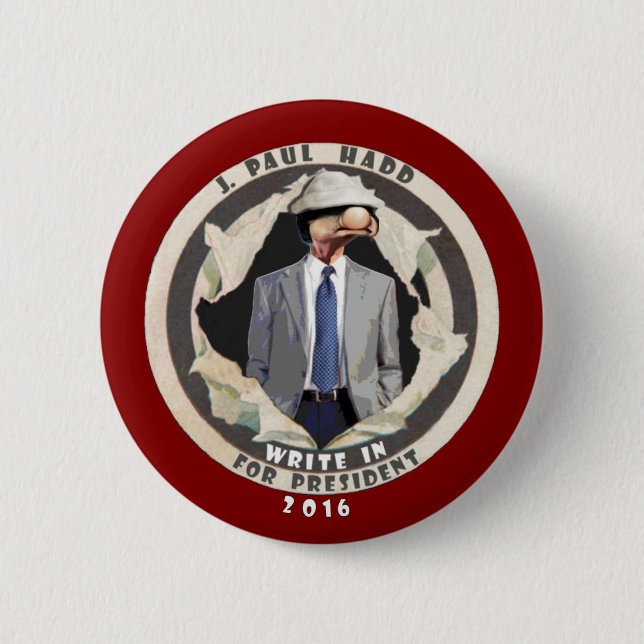  J. Paul Hadd für den Präsidenten 2016 Button (Vorderseite)
